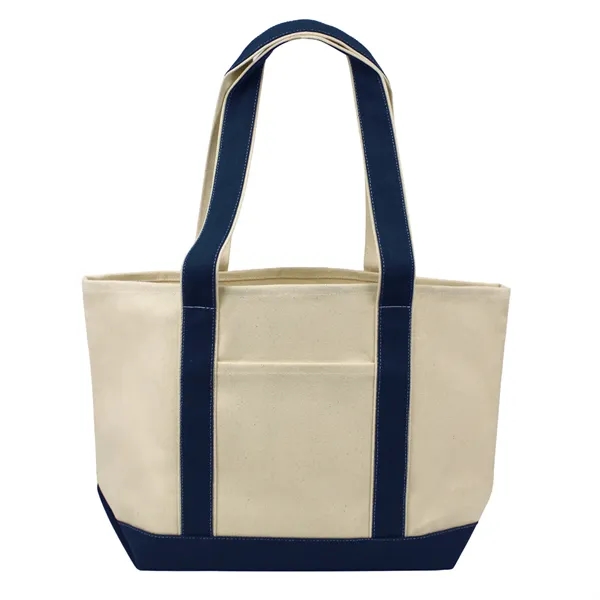 18 oz cotton canvas tote (18"W x 11.75"H x 5.5"G) with... from ASI 37980 Bagworld