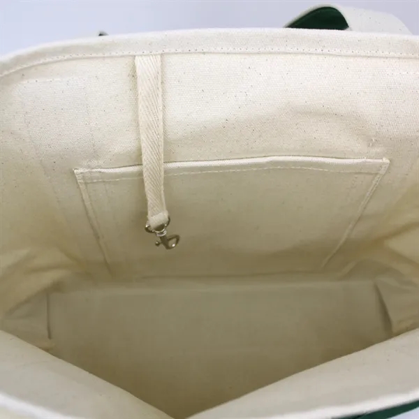 18 oz cotton canvas tote (18"W x 11.75"H x 5.5"G) with... from ASI 37980 Bagworld