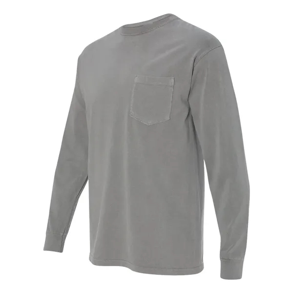 Comfort Colors Long Sleeve T-Shirt With Pocket, blank.... from ASI 84358 S&S Activewear