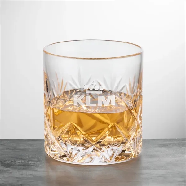 Stunning cut 24% full lead crystal 10 oz. on-the-rocks glass.... from ASI 84592 St Regis Group