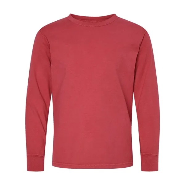 ComfortWash by Hanes Garment Dyed Youth Long Sleeve T-Shirt... from ASI 84358 S&S Activewear