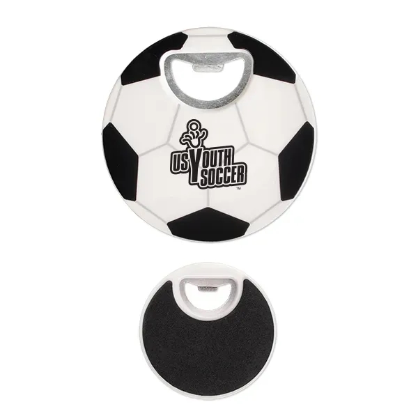 This Soccer shaped Coaster with built in Bottle Opener is great... from ASI 98360 WOWLine / WOWLine®