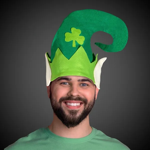 Shamrock leprechaun hat made of green felt material.... from ASI 42016 Brighter Promotions Inc