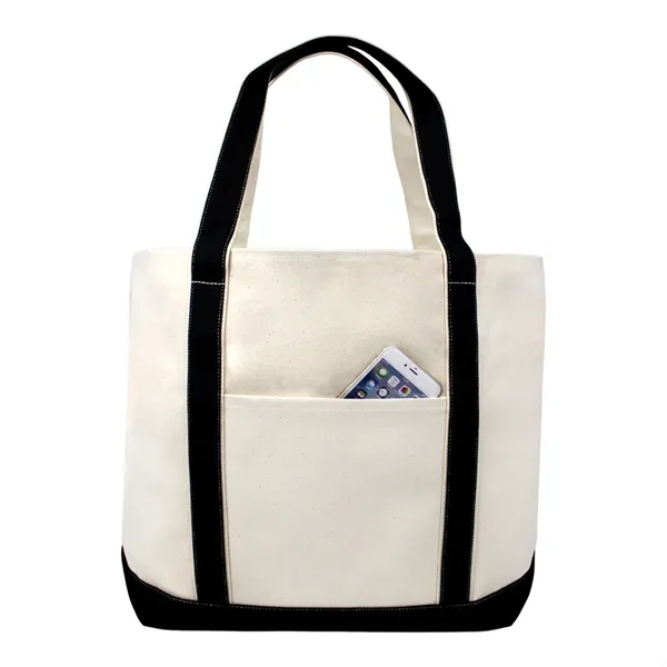 18 oz cotton canvas tote (21.5"W x 16"H x 6"G) with... from ASI 37980 Bagworld