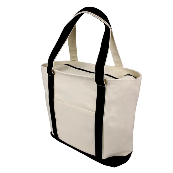 18 oz cotton canvas tote (21.5"W x 16"H x 6"G) with... from ASI 37980 Bagworld