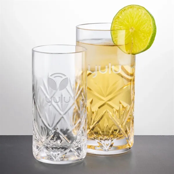 Stunning cut 24% full lead crystal 10 oz. highball glass.... from ASI 84592 St Regis Group