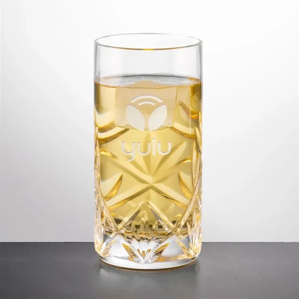 Stunning cut 24% full lead crystal 10 oz. highball glass.... from ASI 84592 St Regis Group