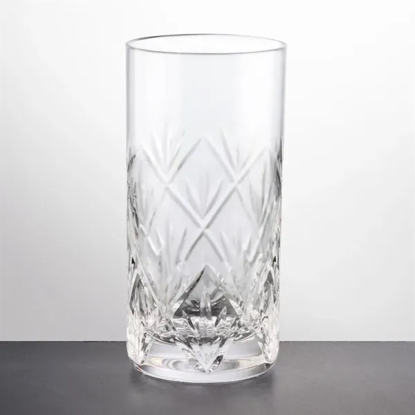 Stunning cut 24% full lead crystal 10 oz. highball glass.... from ASI 84592 St Regis Group