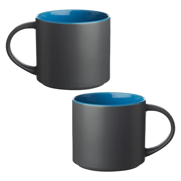 Stackable matte finish ceramic mug of 16 oz. capacity with 1... from ASI 37218 Athena Promo (tm)