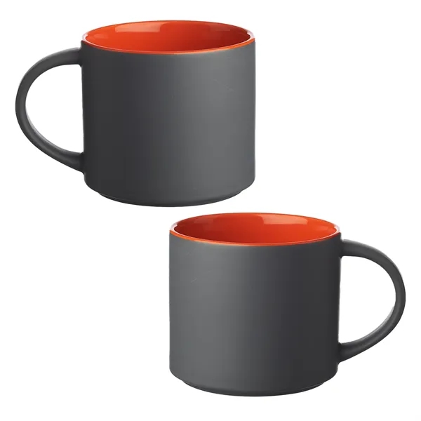 Stackable matte finish ceramic mug of 16 oz. capacity with 1... from ASI 37218 Athena Promo (tm)