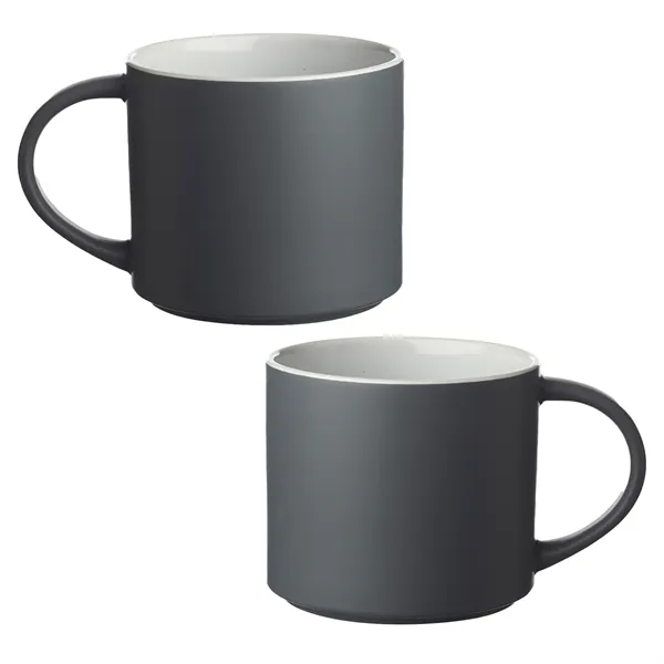 Stackable matte finish ceramic mug of 16 oz. capacity with 1... from ASI 37218 Athena Promo (tm)