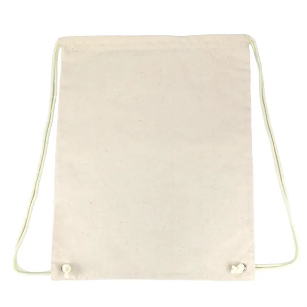 5.5 oz cotton canvas drawstring (14"W x 18"H) with reinforced grommets... from ASI 37980 Bagworld