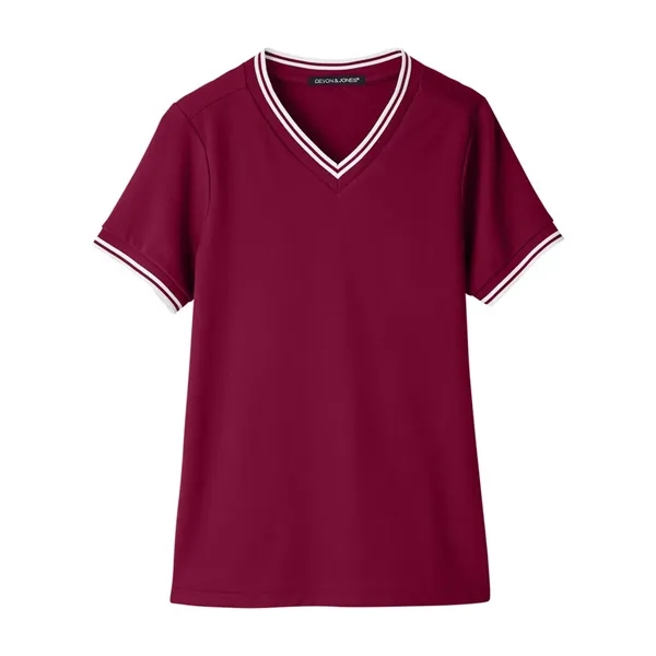 DJ Classic Women's CrownLux Performance® Plaited Tipped V...... from ASI 84358 S&S Activewear