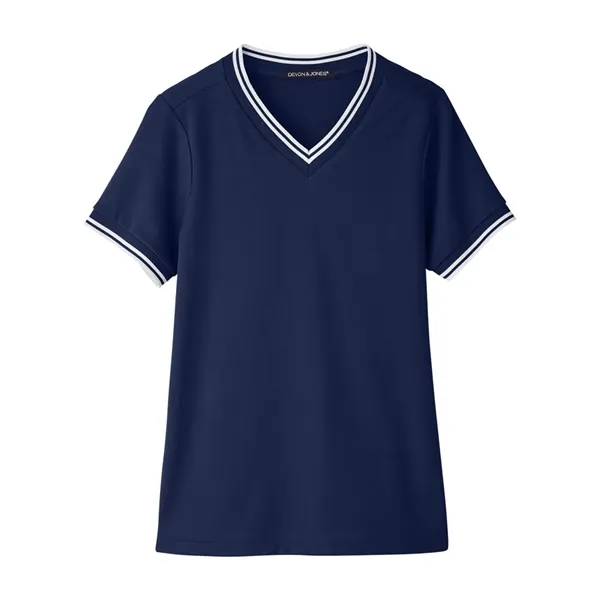 DJ Classic Women's CrownLux Performance® Plaited Tipped V...... from ASI 84358 S&S Activewear