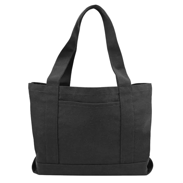 12 oz cotton canvas stonewashed boat tote (18"W x 12"H x... from ASI 37980 Bagworld