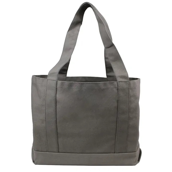 12 oz cotton canvas stonewashed boat tote (18"W x 12"H x... from ASI 37980 Bagworld