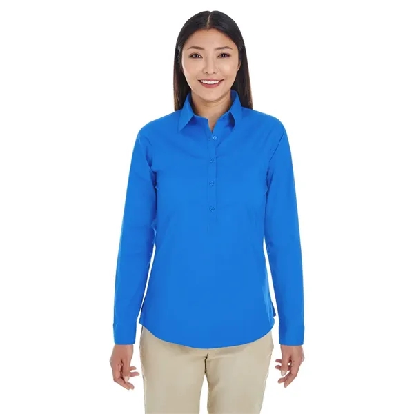 Devon & Jones Women's Perfect Fit™ Half-Placket Tunic Dre...... from ASI 84358 S&S Activewear