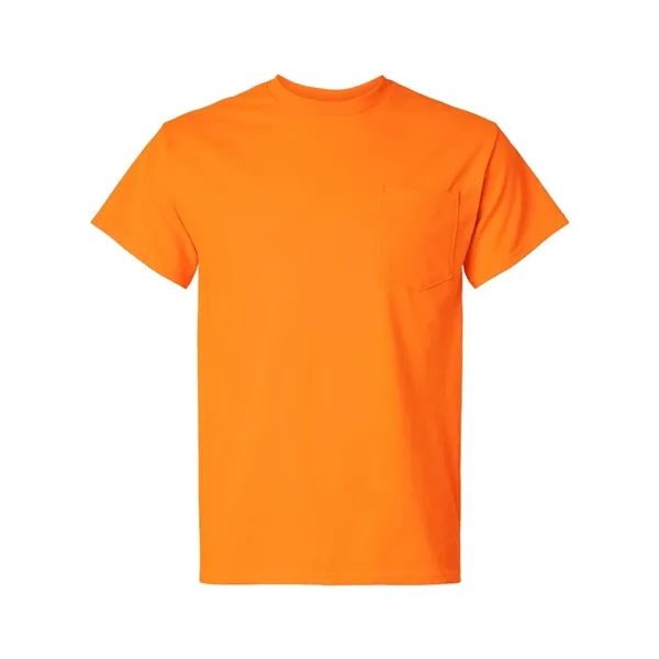 Adult T-shirt with a pocket of 6.0 oz preshrunk 100% cotton.... from ASI 84358 S&S Activewear
