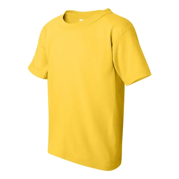 Youth 5.3 oz pre-shrunk, 100% heavy cotton t-shirt. Blank product.... from ASI 84358 S&S Activewear
