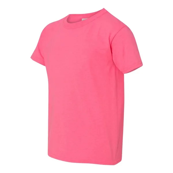 Youth 5.3 oz pre-shrunk, 100% heavy cotton t-shirt. Blank product.... from ASI 84358 S&S Activewear