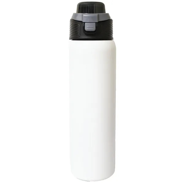 Stainless Straw Vacuum Bottle/Flask w/2 Tone Lid, 30 Oz.... from ASI 36988 Artek USA Inc
