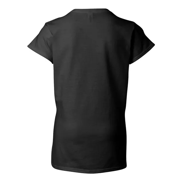 Women's v-neck t-shirt with 1/2" rib-knit collar. Blank product.... from ASI 84358 S&S Activewear