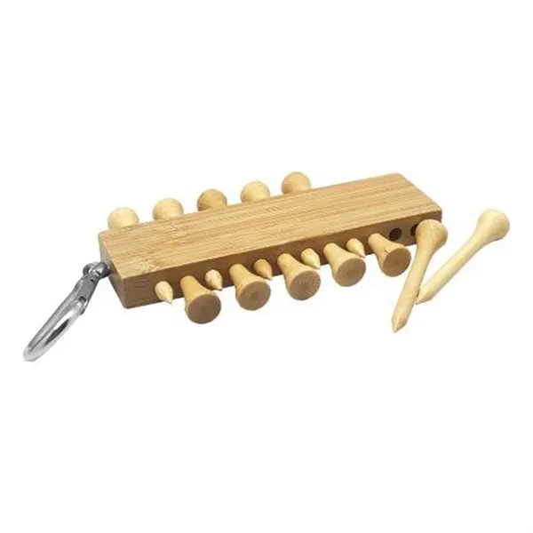 12-piece golf tee set with carabiner and customizable laser or pad... from ASI 72657 Active Life Promo / Active Life