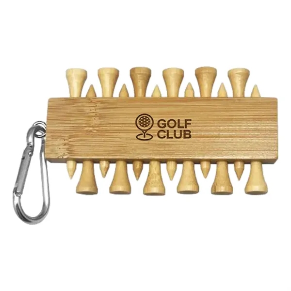 12-piece golf tee set with carabiner and customizable laser or pad... from ASI 72657 Active Life Promo / Active Life