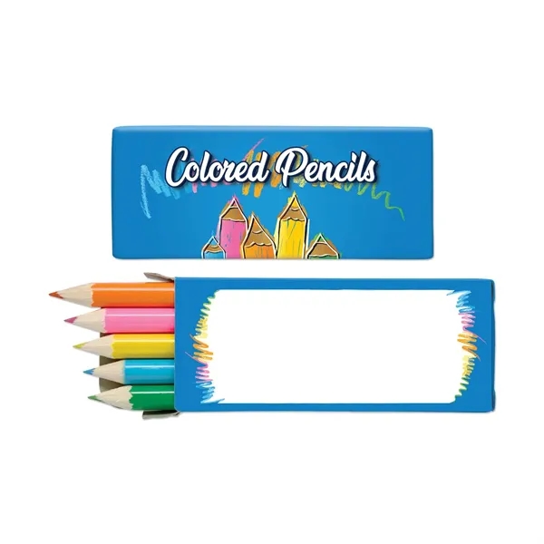 5 Pack of art color pencils plus 1 color pad print... from ASI 37218 Athena Promo (tm)