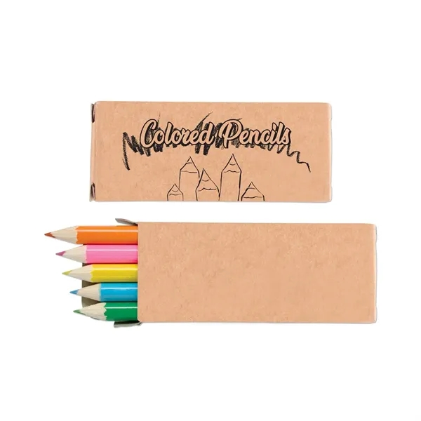 5 Pack of art color pencils plus 1 color pad print... from ASI 37218 Athena Promo (tm)