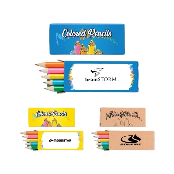 5 Pack of art color pencils plus 1 color pad print... from ASI 37218 Athena Promo (tm)