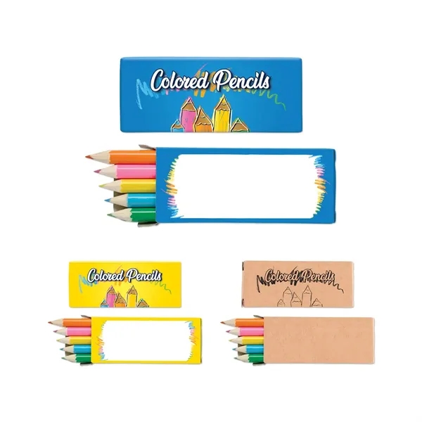 5 Pack of art color pencils plus 1 color pad print... from ASI 37218 Athena Promo (tm)