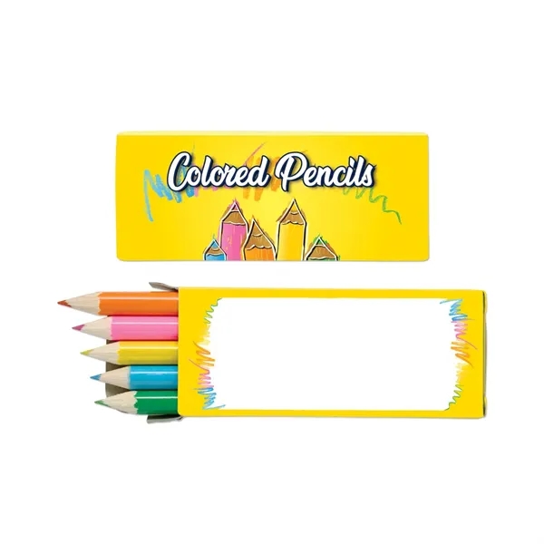 5 Pack of art color pencils plus 1 color pad print... from ASI 37218 Athena Promo (tm)