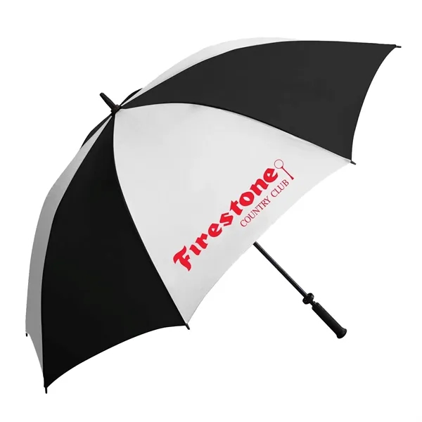 This 62" canopy fiberglass constructed umbrella offers a large billboard for... from ASI 57653 Gold Bond