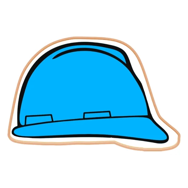 Hard Hat Shaped Logo Sugar Cookie.... from ASI 57653 Gold Bond