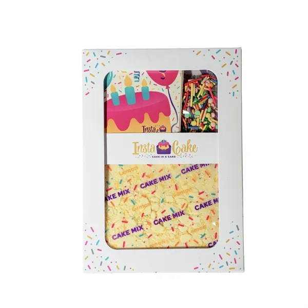 Instacake Cake with Card.... from ASI 57653 Gold Bond