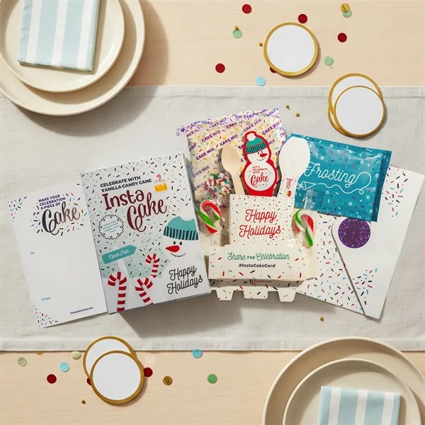 Instacake Cake with Card.... from ASI 57653 Gold Bond