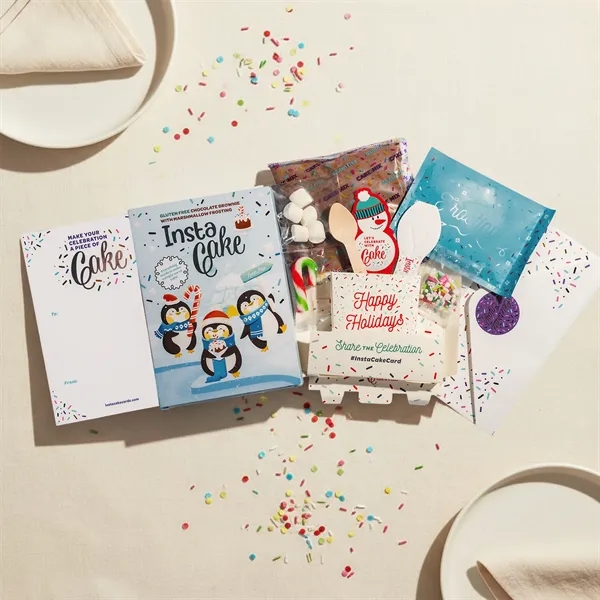 Instacake Cake with Card.... from ASI 57653 Gold Bond