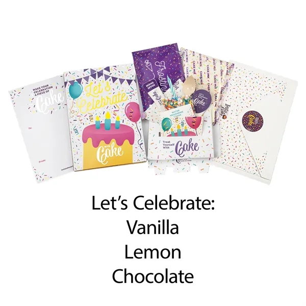 Instacake Cake with Card.... from ASI 57653 Gold Bond