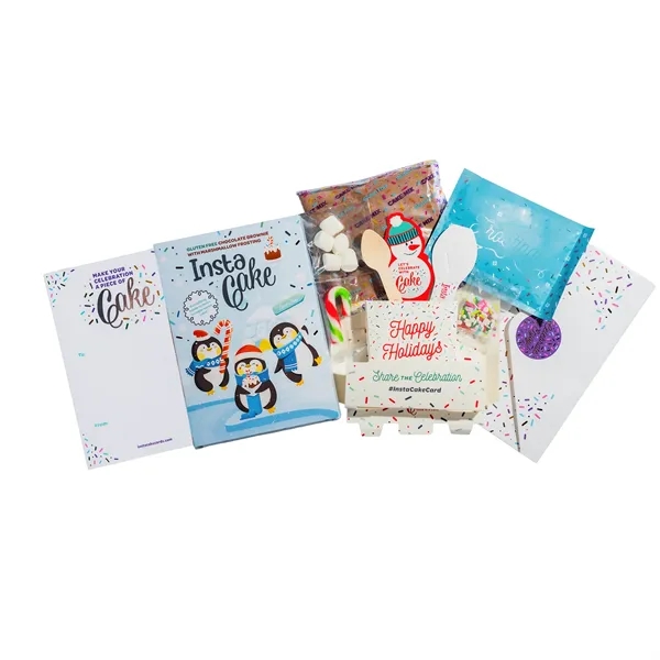 Instacake Cake with Card.... from ASI 57653 Gold Bond