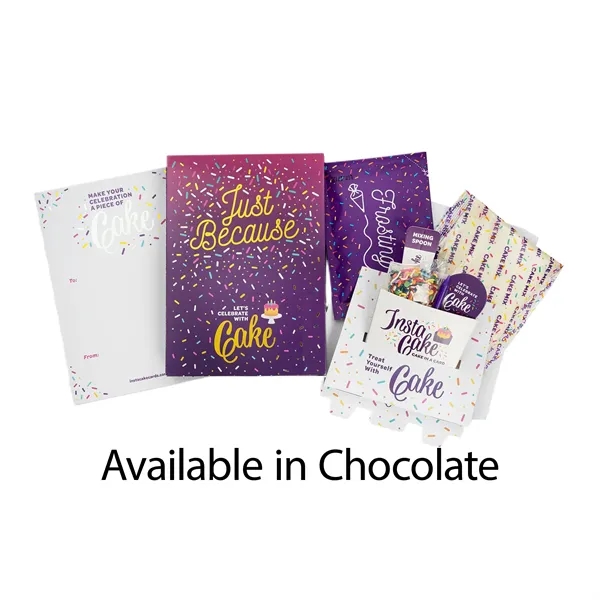 Instacake Cake with Card.... from ASI 57653 Gold Bond