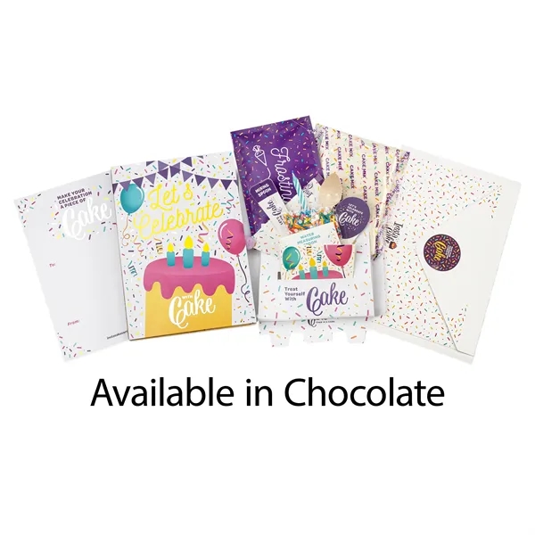 Instacake Cake with Card.... from ASI 57653 Gold Bond