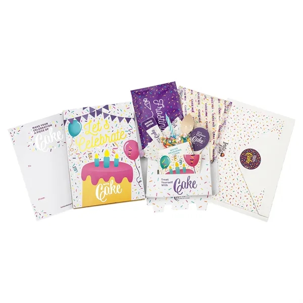 Instacake Cake with Card.... from ASI 57653 Gold Bond