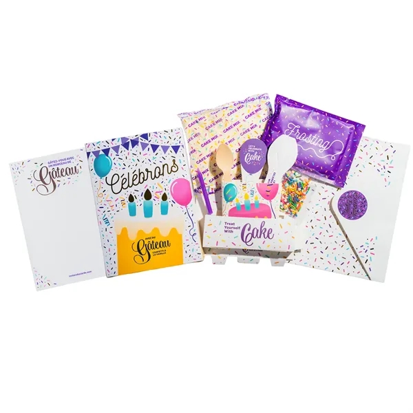 Instacake Cake with Card.... from ASI 57653 Gold Bond