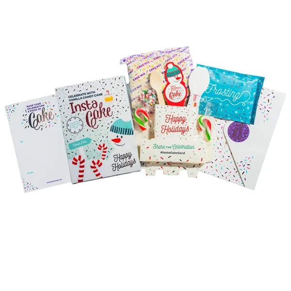 Instacake Cake with Card.... from ASI 57653 Gold Bond