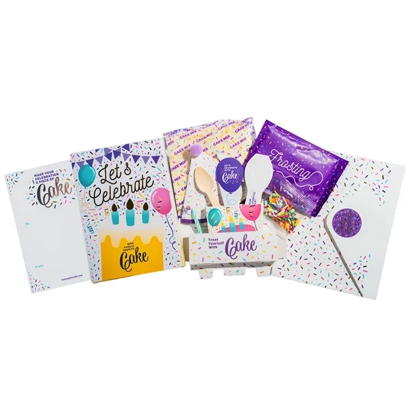 Instacake Cake with Card.... from ASI 57653 Gold Bond