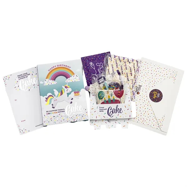 Instacake Cake with Card.... from ASI 57653 Gold Bond