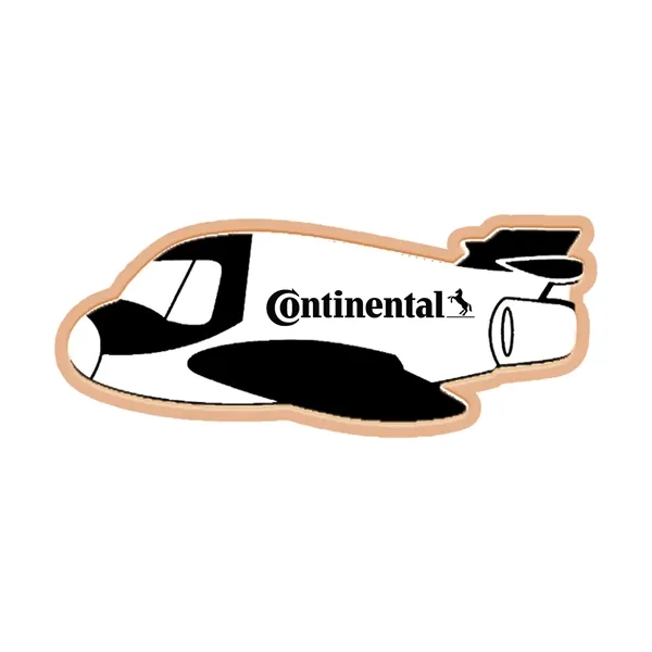 Jet shaped logo sugar cookie handmade from scratch.... from ASI 57653 Gold Bond