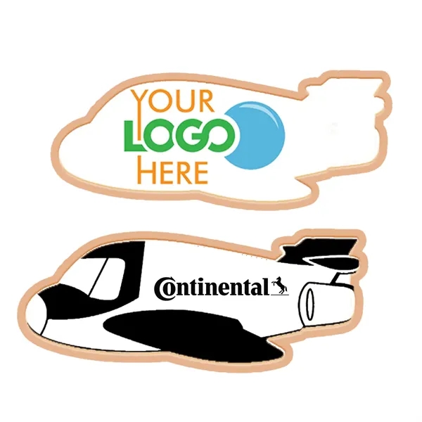 Jet shaped logo sugar cookie handmade from scratch.... from ASI 57653 Gold Bond