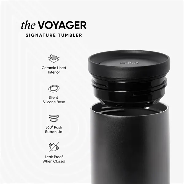 Simple Modern Voyager Tumbler with 360 degree Lid 16oz, ceramic coated... from ASI 72657 Active Life Promo / Apres Ski Active Life